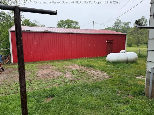 3112 Cicerone Rd, Charleston, WV 25320 - view of pole building featuring a lawn
