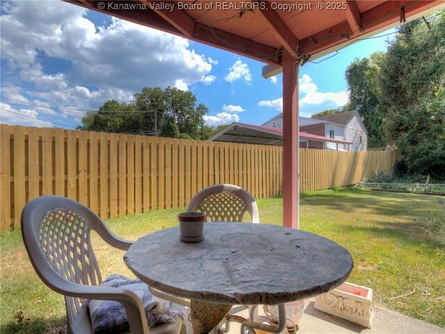 1911 Washington Ave, Saint Albans, WV 25177 - view of patio / terrace with outdoor dining space