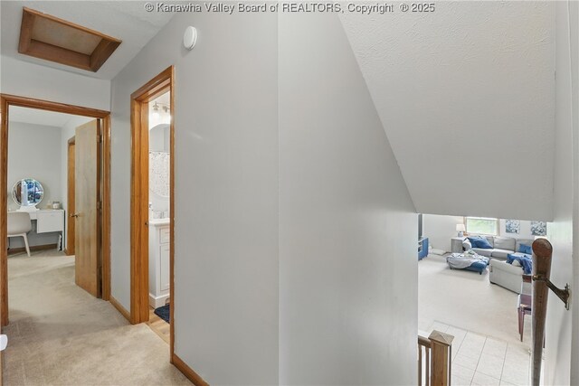 3021 Sansom Ct, Milton, WV 25541 - hall with light colored carpet