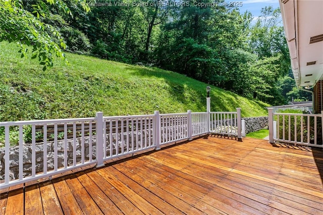 424 Porter Rd, Charleston, WV 25314 - view of wooden terrace