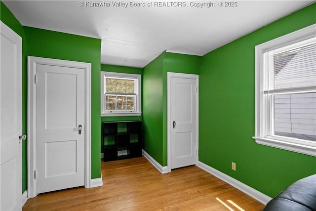 1539 Clark Rd, Charleston, WV 25314 - unfurnished bedroom featuring light wood finished floors and baseboards