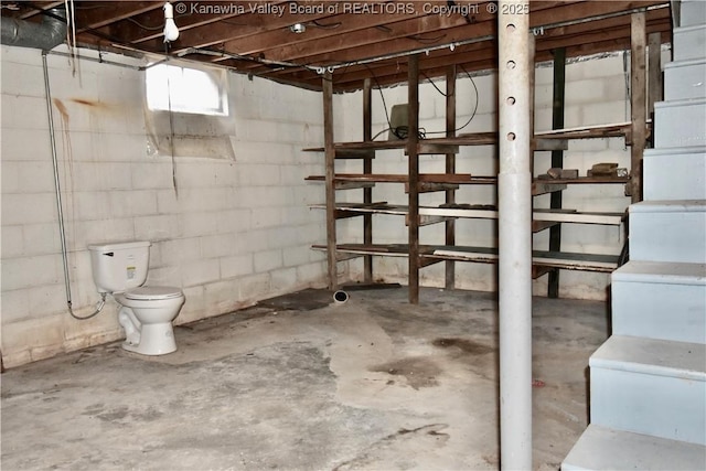 6 Coast Run Rd, Sandyville, WV 25275 - view of basement