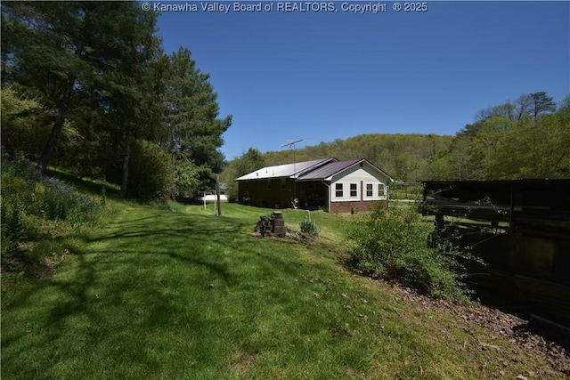 6 Coast Run Rd, Sandyville, WV 25275 - view of grassy yard with a view of trees