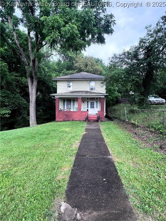 160 Davis St, Huntington, WV 25705 - view of front of home featuring brick siding