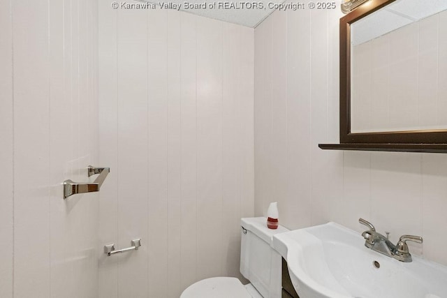 169 Burning Springs Dr, Belle, WV 25015 - half bath featuring toilet and a sink