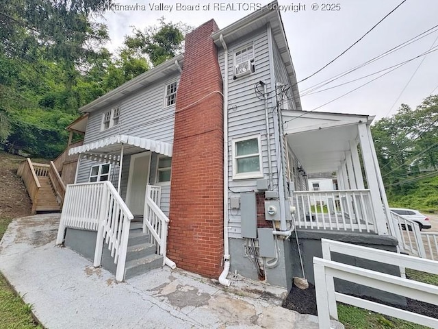 547 Garrison Ave, Charleston, WV 25302 - view of front of property featuring stairs and covered porch