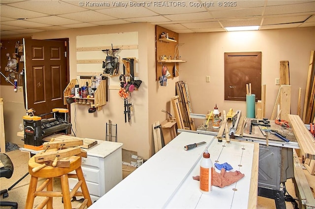 124 Morningside Dr, Elkview, WV 25071 - interior space with a drop ceiling