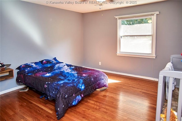 124 Morningside Dr, Elkview, WV 25071 - bedroom featuring hardwood / wood-style floors and baseboards