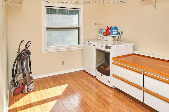 124 Morningside Dr, Elkview, WV 25071 - washroom featuring washing machine and clothes dryer and light wood-type flooring