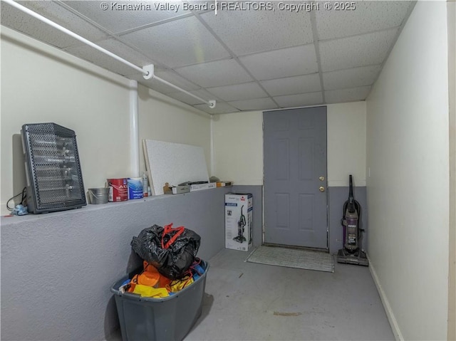 3742 Greenview Rd, South Charleston, WV 25309 - garage with baseboards
