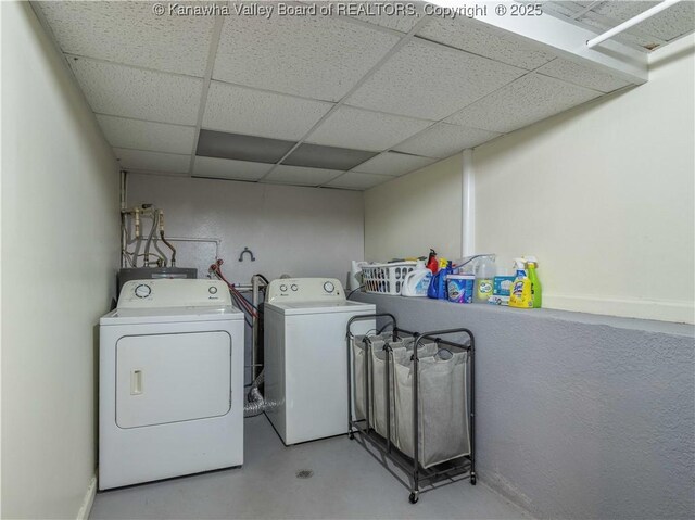 3742 Greenview Rd, South Charleston, WV 25309 - laundry room with separate washer and dryer