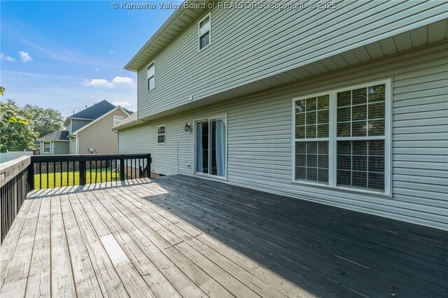 1571 Thistlewood Cir, Hurricane, WV 25526 - view of wooden terrace