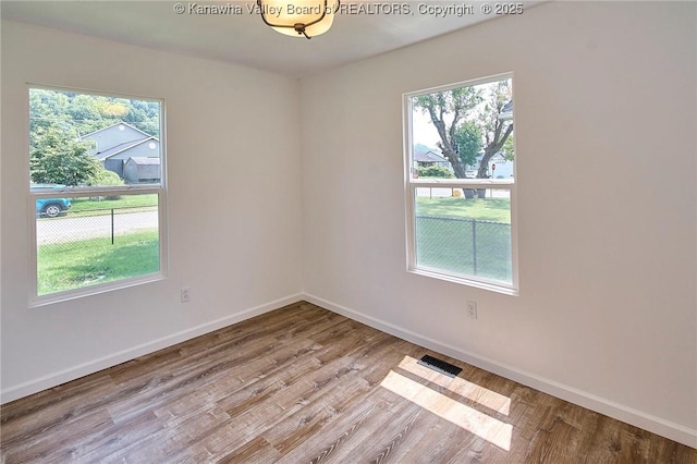 911 Dupont Ave, Nitro, WV 25143 - unfurnished room featuring plenty of natural light and wood finished floors