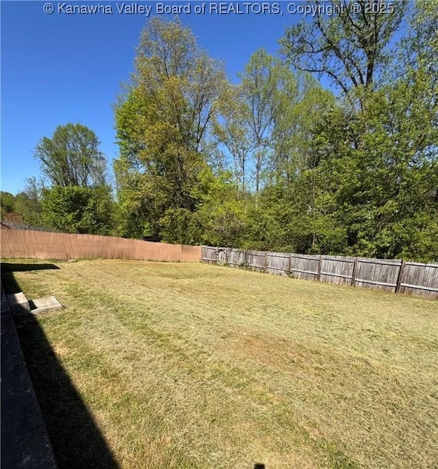 3007 Sansom Ct, Milton, WV 25541 - view of fenced backyard