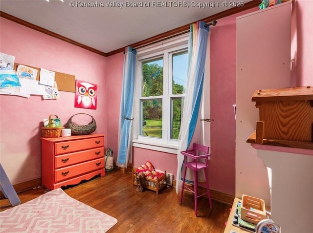 15 Eagle Flight Rd, Ripley, WV 25271 - bedroom with wood finished floors and crown molding