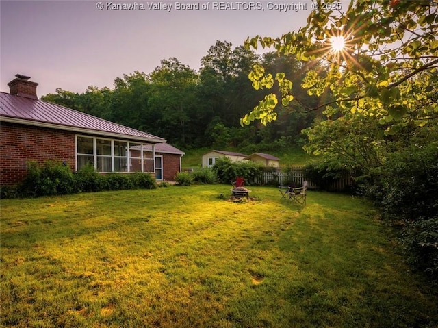15 Eagle Flight Rd, Ripley, WV 25271 - view of yard at dusk