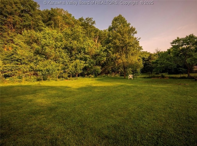 15 Eagle Flight Rd, Ripley, WV 25271 - view of green lawn with a wooded view