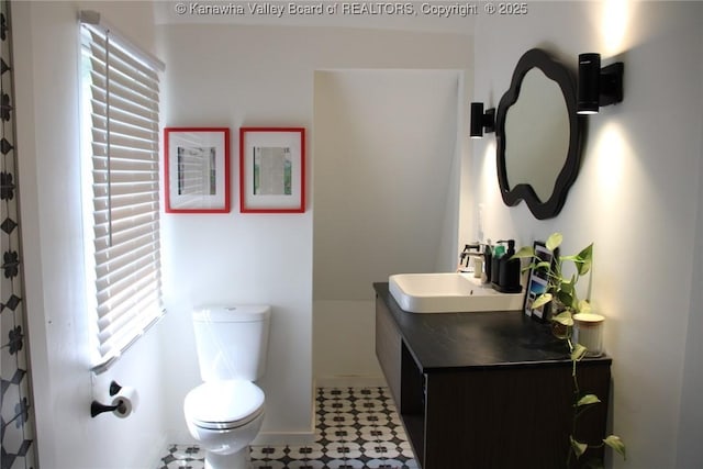 1840-A Oakridge Dr, Charleston, WV 25311 - bathroom with toilet and vanity