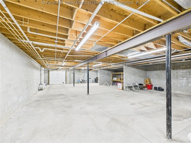 319 Main St, Clay, WV 25043 - view of unfinished basement