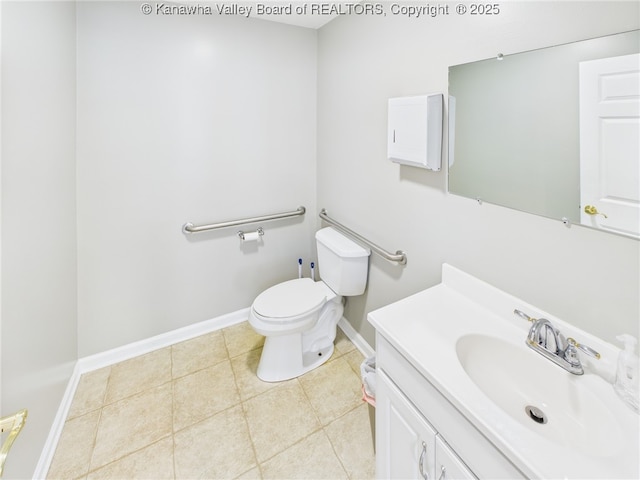 319 Main St, Clay, WV 25043 - bathroom featuring vanity and tile patterned floors