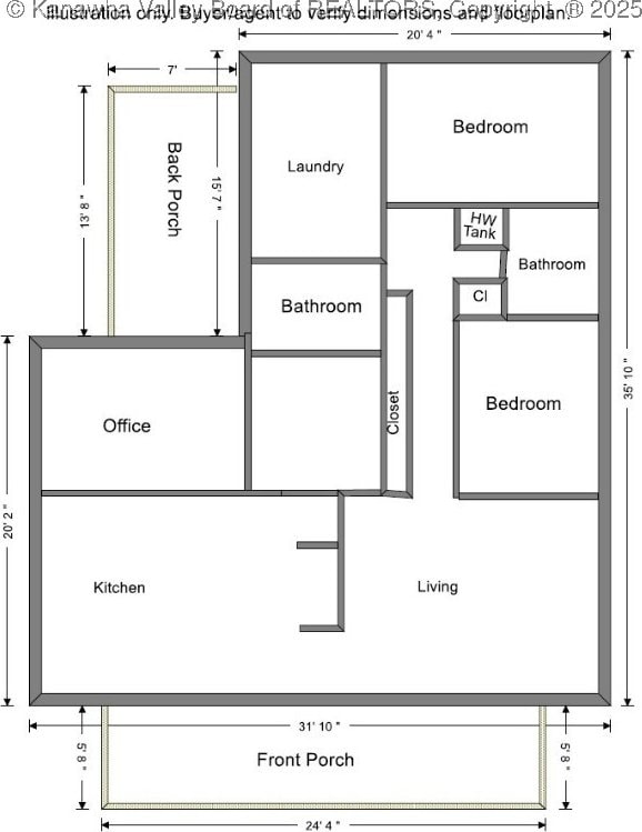 4208 Crede Dr, Charleston, WV 25302 - view of room layout