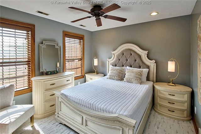 1004 Wethersfield Xing, Hurricane, WV 25526 - bedroom featuring recessed lighting and ceiling fan