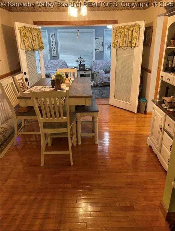 9 White Oak Dr, Culloden, WV 25510 - dining space with hardwood / wood-style flooring