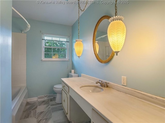 227 Maplewood Ests, Scott Depot, WV 25560 - bathroom with toilet and vanity