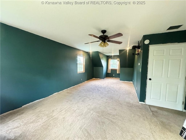 4136 Iva Durst Rd, Leon, WV 25123 - bonus room featuring ceiling fan and carpet