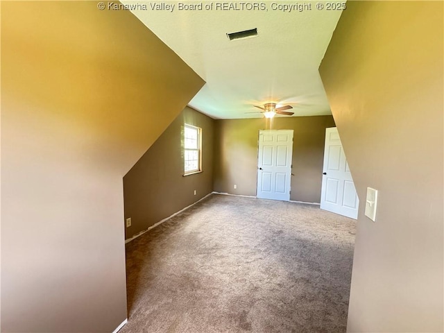 4136 Iva Durst Rd, Leon, WV 25123 - bonus room featuring ceiling fan and carpet