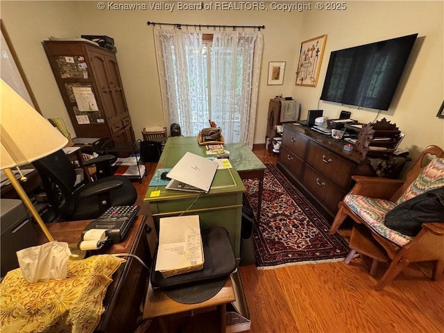 201 Sheridan Cir, Charleston, WV 24315 - office area with wood finished floors