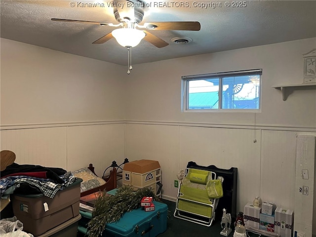 1324 13th St, Nitro, WV 25143 - storage area featuring a ceiling fan