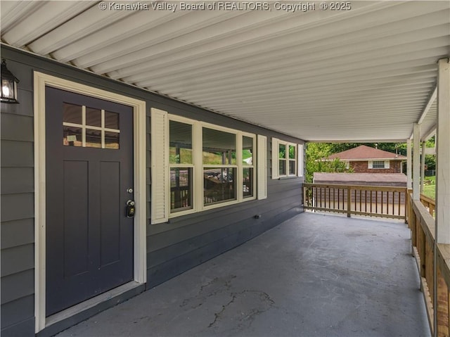 5285 Kelly Rd, Charleston, WV 25313 - view of covered porch