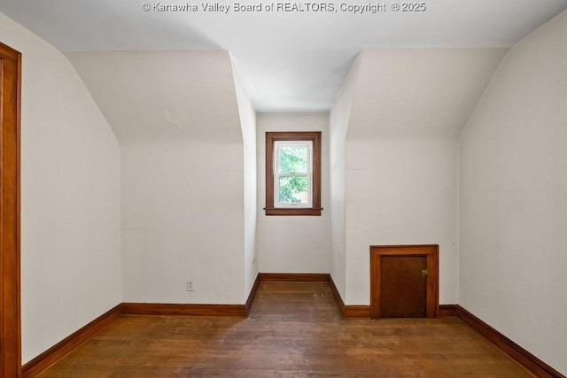 104 E Riverview Dr, Belle, WV 25015 - bonus room featuring wood finished floors and baseboards