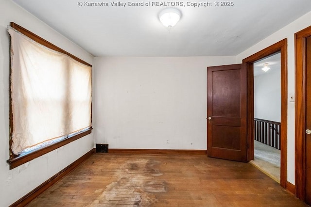 104 E Riverview Dr, Belle, WV 25015 - empty room with hardwood / wood-style floors and baseboards