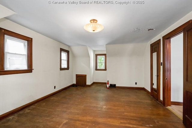 104 E Riverview Dr, Belle, WV 25015 - empty room with wood finished floors and baseboards