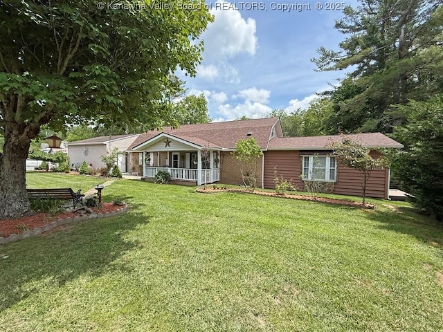 960 Grandview Rd, Daniels, WV 25832 - single story home with a porch and a front yard