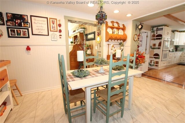 960 Grandview Rd, Daniels, WV 25832 - dining room with baseboards and recessed lighting