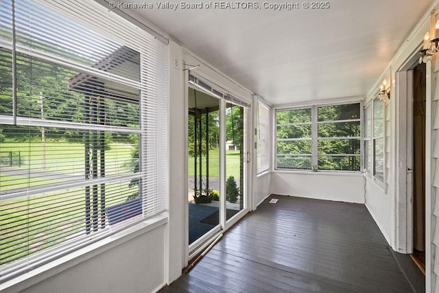 9627 Procious Maysel Rd, Procious, WV 25164 - view of unfurnished sunroom