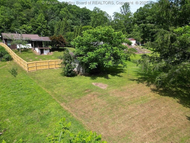 9627 Procious Maysel Rd, Procious, WV 25164 - view of yard with a wooded view