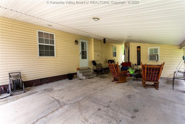 3983 39th St E, Nitro, WV 25143 - view of patio / terrace with entry steps and cooling unit