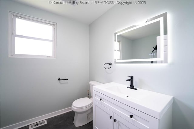2023 Roxalana Rd, Dunbar, WV 25064 - half bathroom featuring vanity and tile patterned flooring