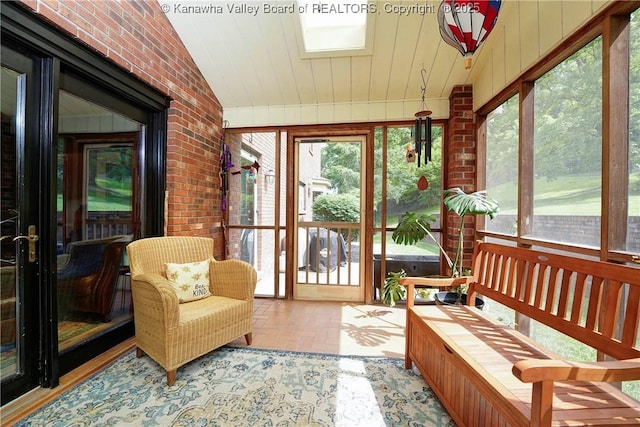 32 Carriage Rd, Charleston, WV 25314 - sunroom with brick patterned floors
