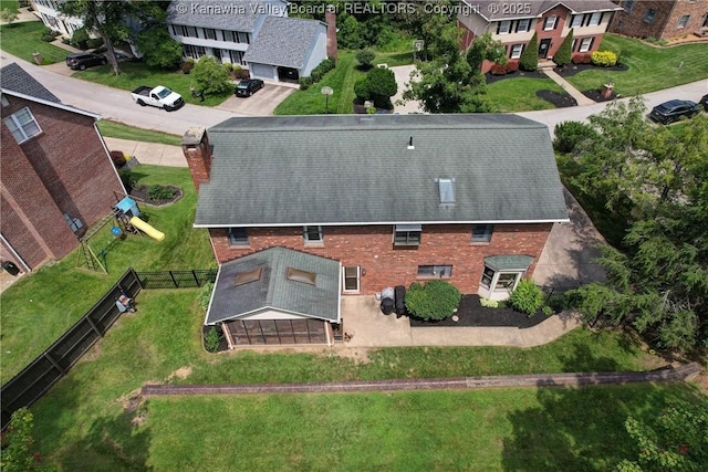 32 Carriage Rd, Charleston, WV 25314 - aerial view of residential area