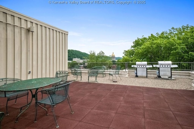 1578 Kanawha Blvd Unit 7C, Charleston, WV 25311 - view of patio with area for grilling