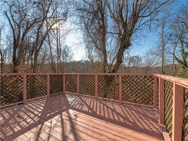 1216 Oakmont Rd, Charleston, WV 25314 - view of wooden deck