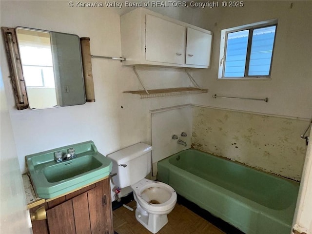 1325 Stuart St, Charleston, WV 25302 - bathroom with a tub and vanity