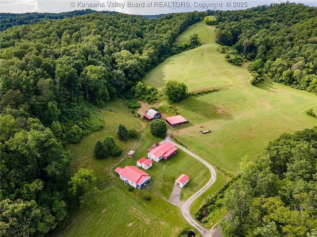 449 Lee Creek Rd, Culloden, WV 25510 - drone / aerial view of a forest