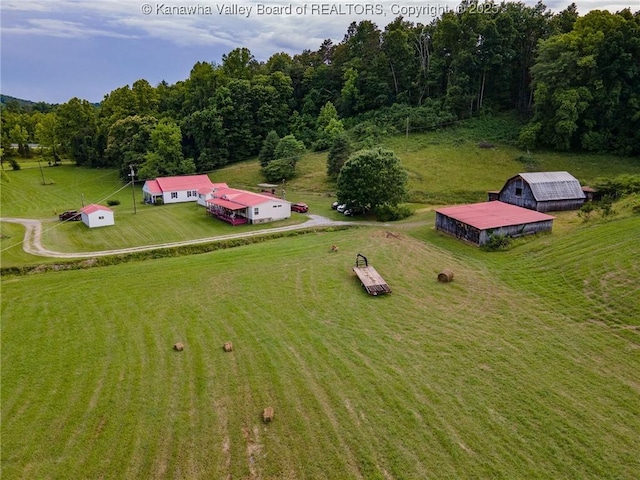 449 Lee Creek Rd, Culloden, WV 25510 - aerial view of sparsely populated area