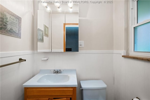 1204 Crown Dr, South Charleston, WV 25309 - half bath with toilet and vanity